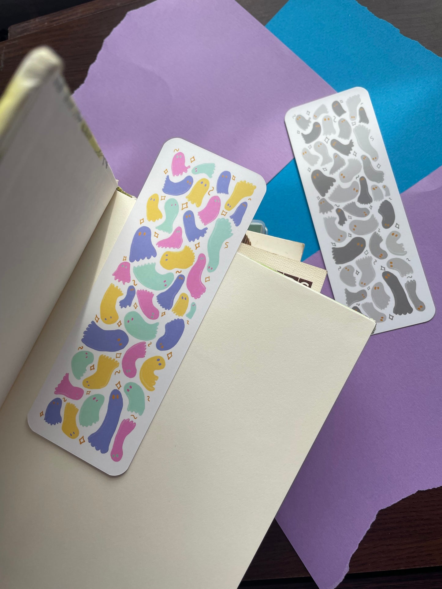 Pastel Ghost Bookmark
