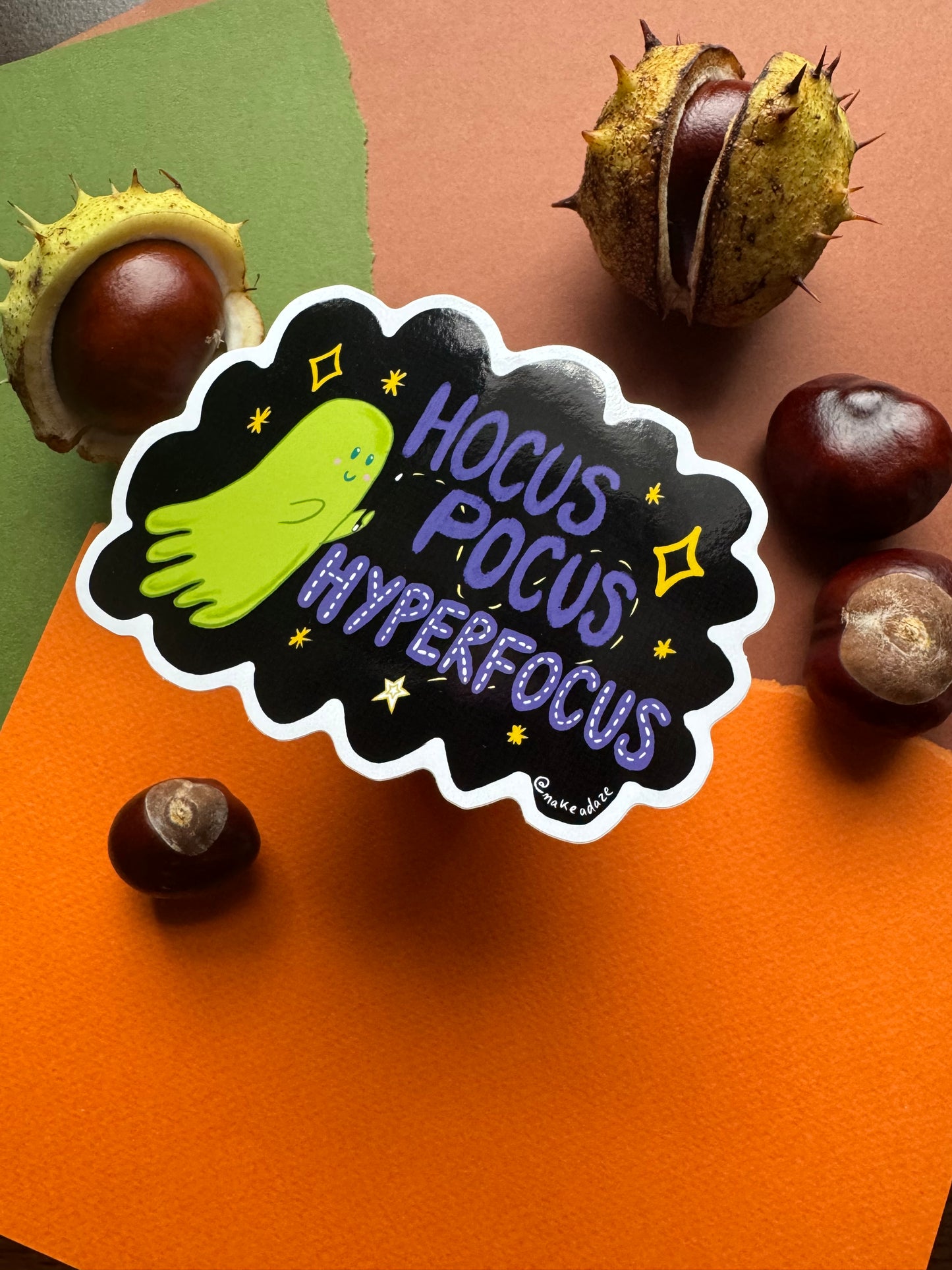 Hocus Pocus Hyperfocus Vinyl Sticker