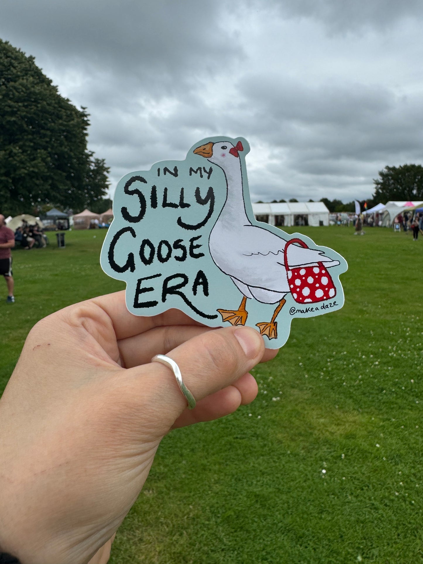 Silly Goose Era Vinyl Sticker