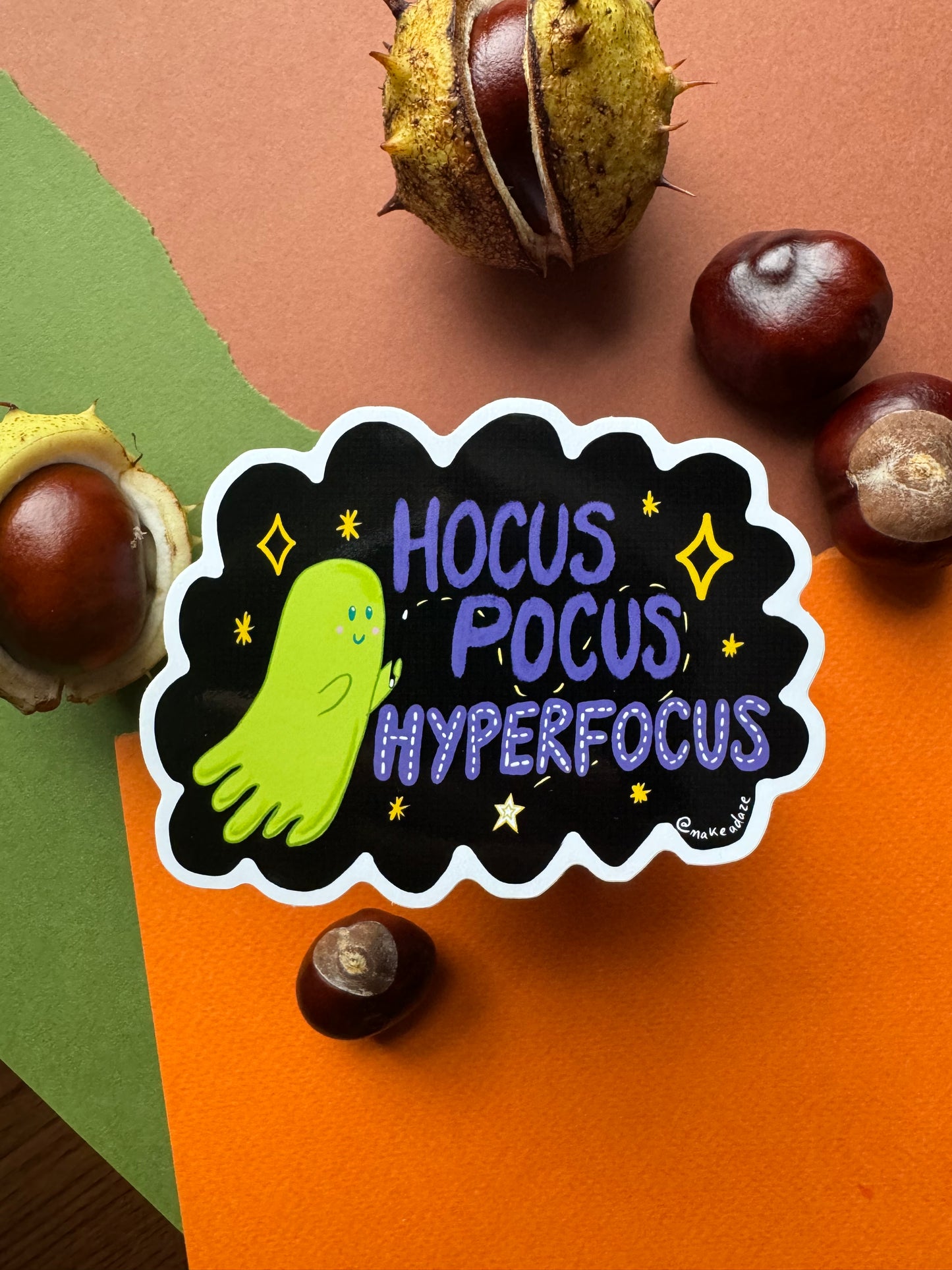 Hocus Pocus Hyperfocus Vinyl Sticker