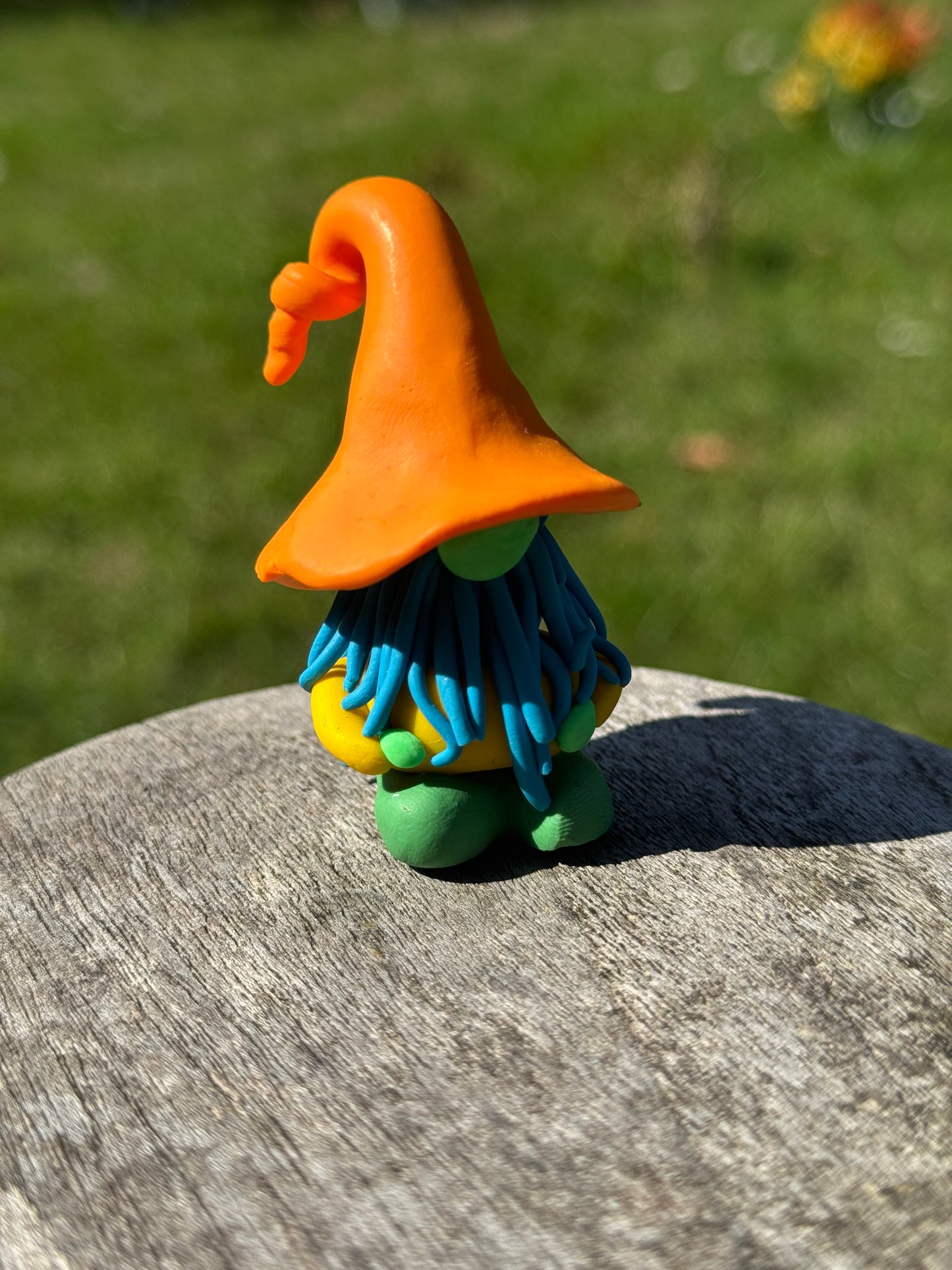 Orange Hat Gonk with Blue Beard Gnome Buddy