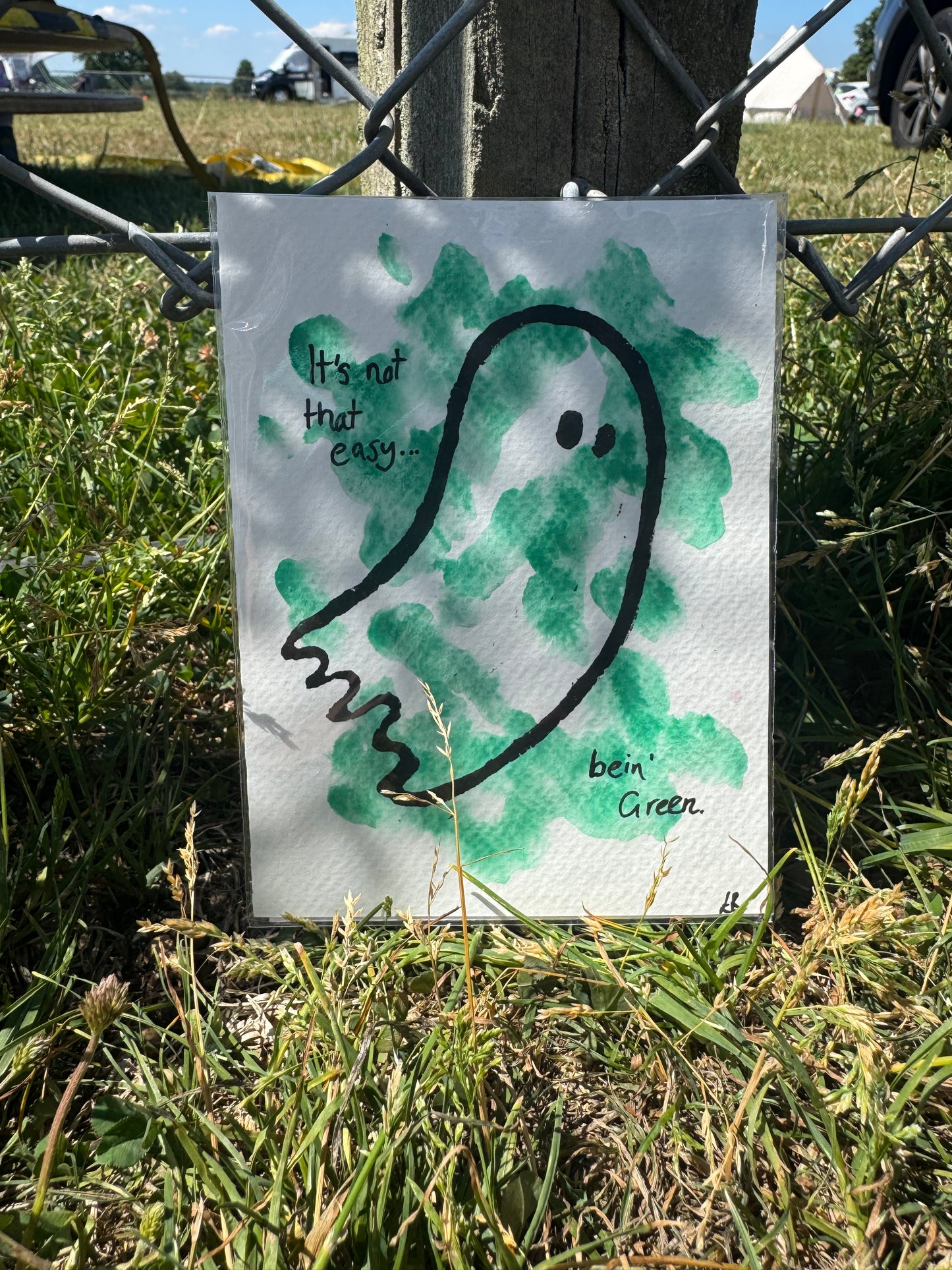 Watercolour & Lino Print Ghost Set - Being Green Frog