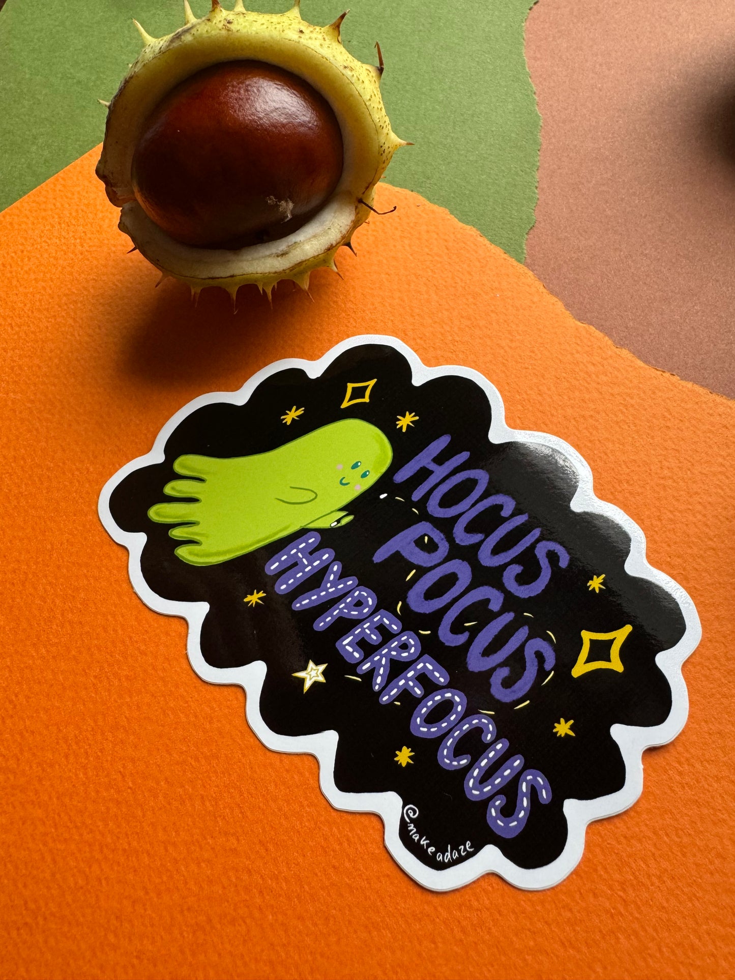 Hocus Pocus Hyperfocus Vinyl Sticker