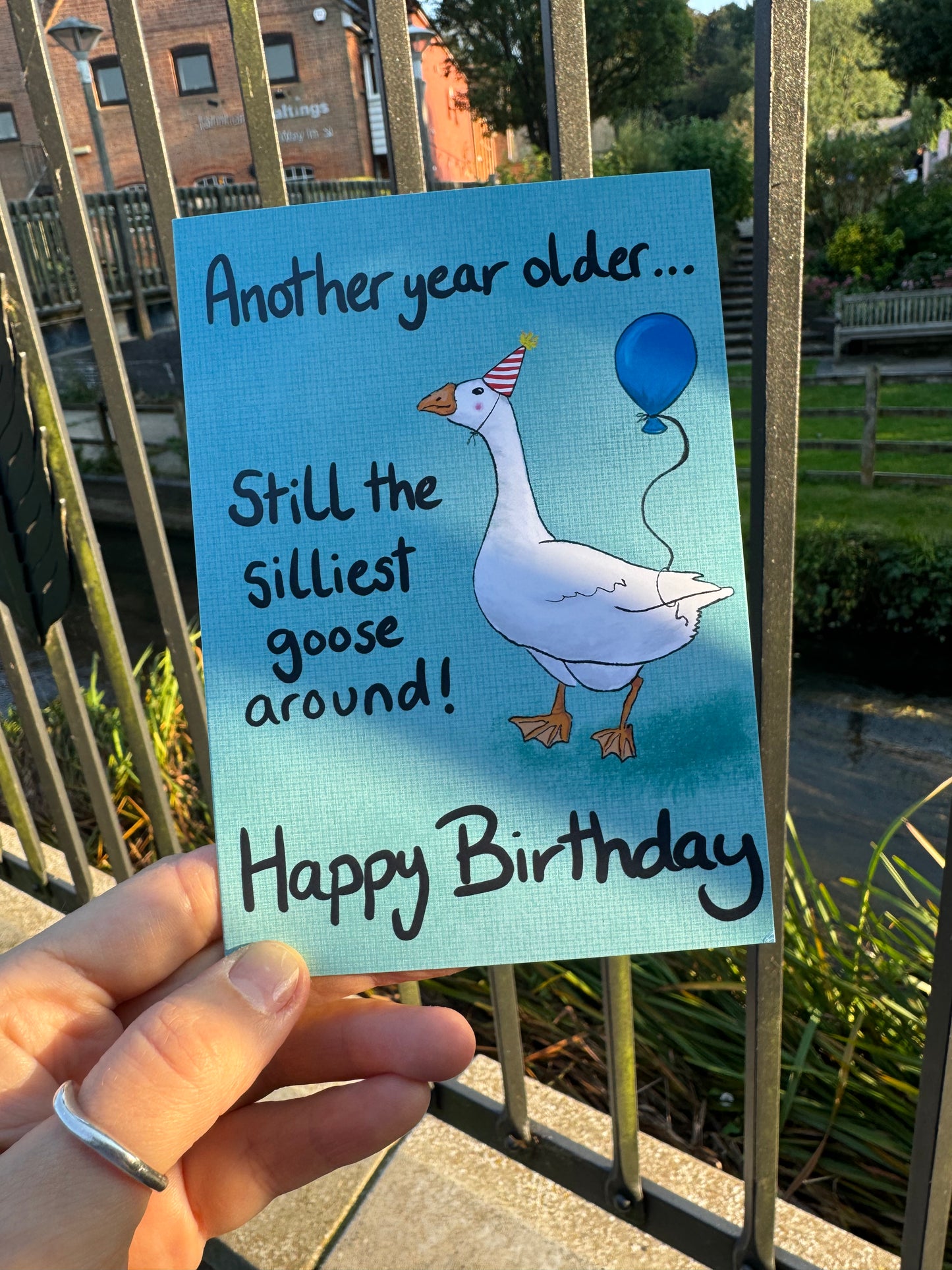 Silly Goose Birthday Greeting Card