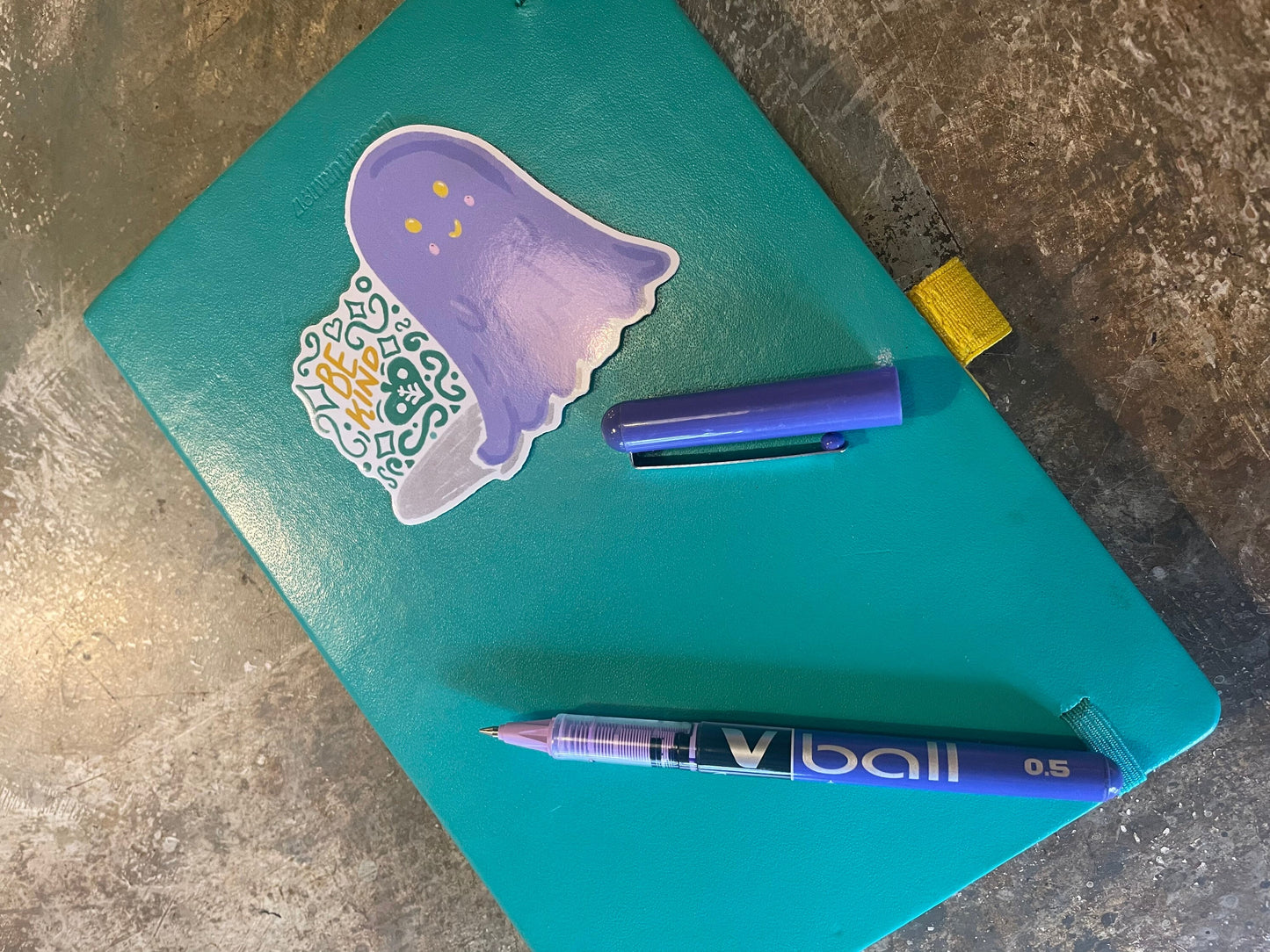 “Be Kind” Lilac Ghost Vinyl Sticker