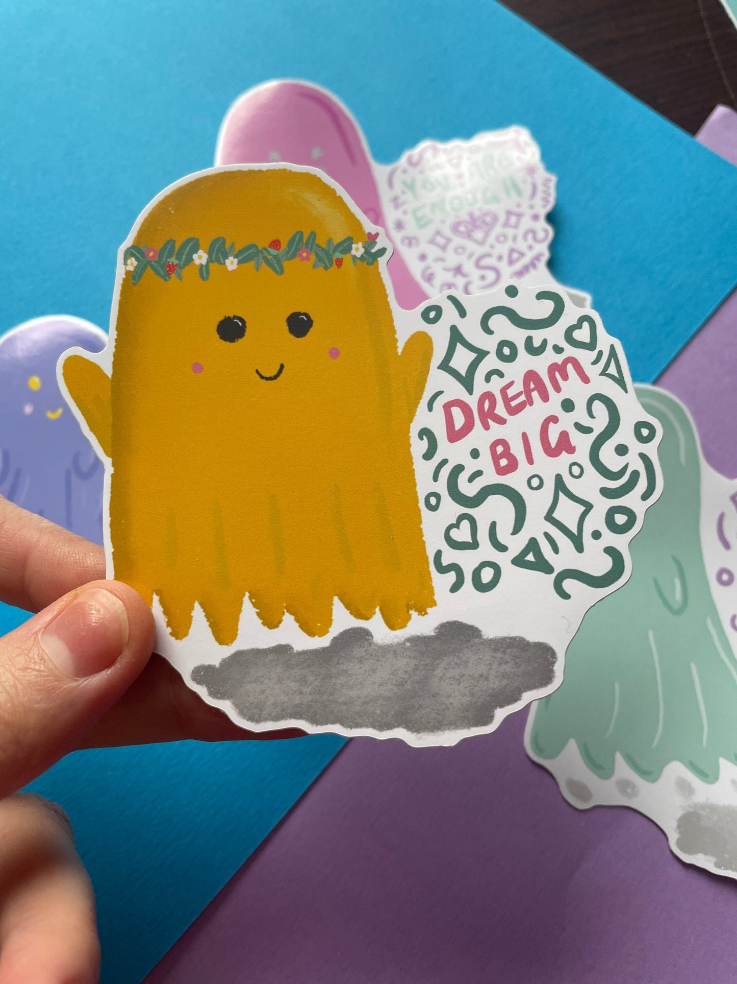 “Dream Big” Positive Ghost Vinyl Sticker