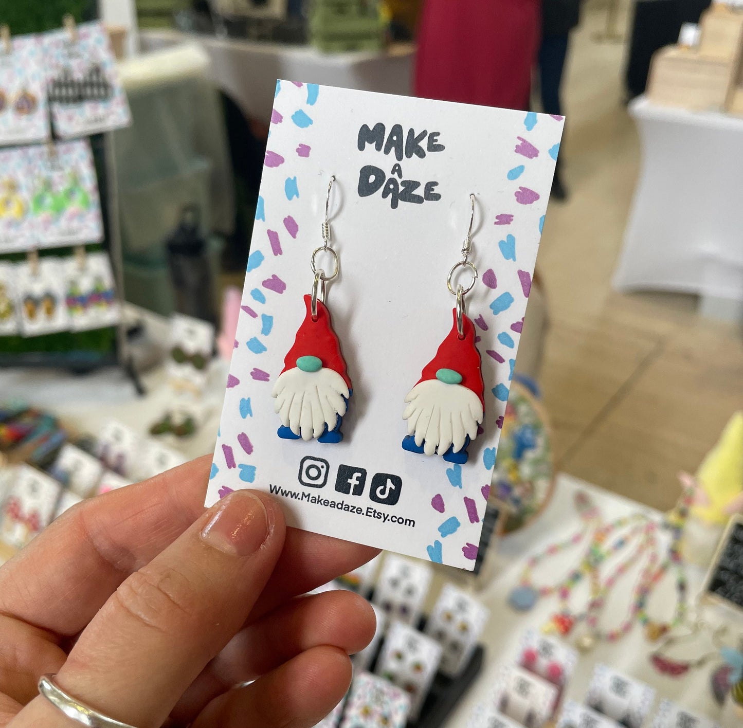 Gnome Gonk Goblincore Earrings