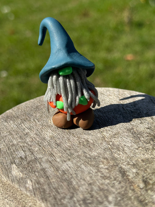 Blue Hat Gonk with Glitter Grey Beard Gnome Buddy