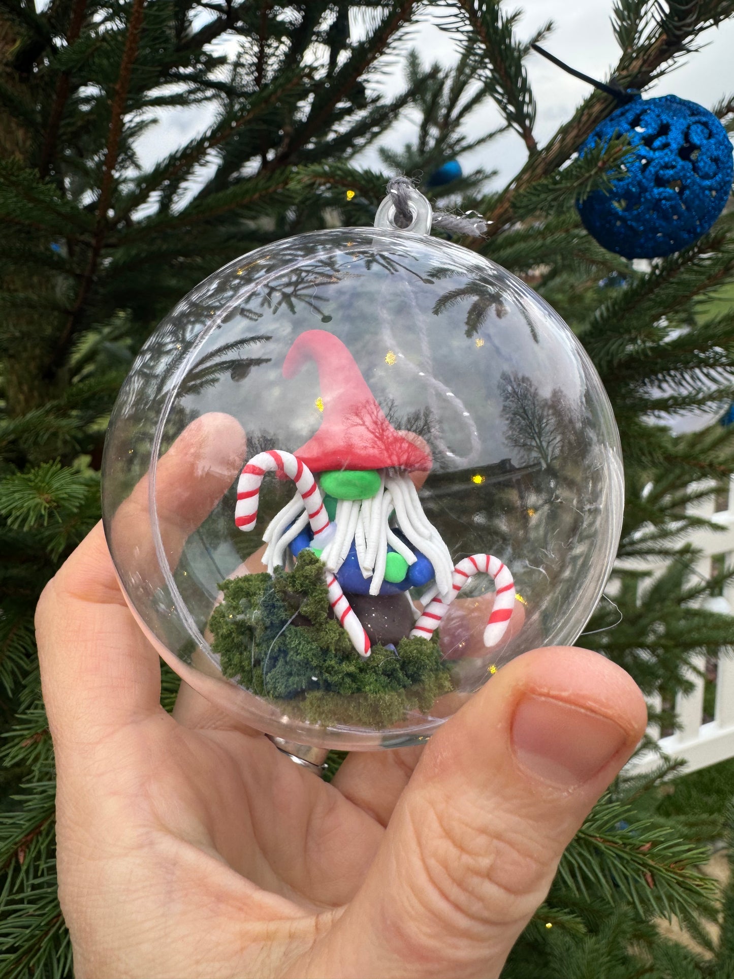 Christmas Gonk Gnome Large Bauble Decoration