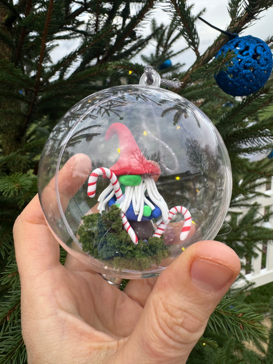 Christmas Gonk Gnome Large Bauble Decoration