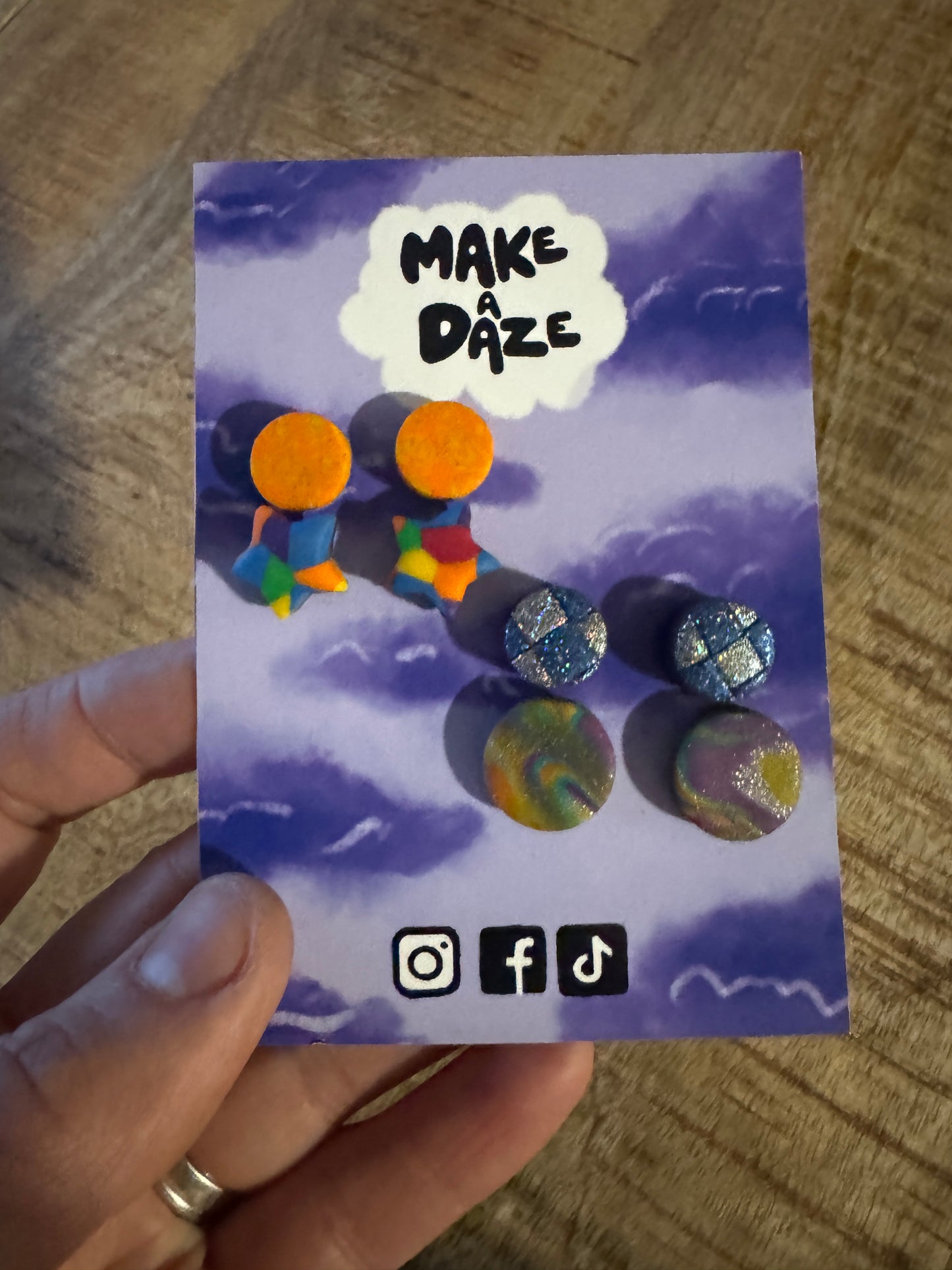 Mega Mixed studs Earring pack 3