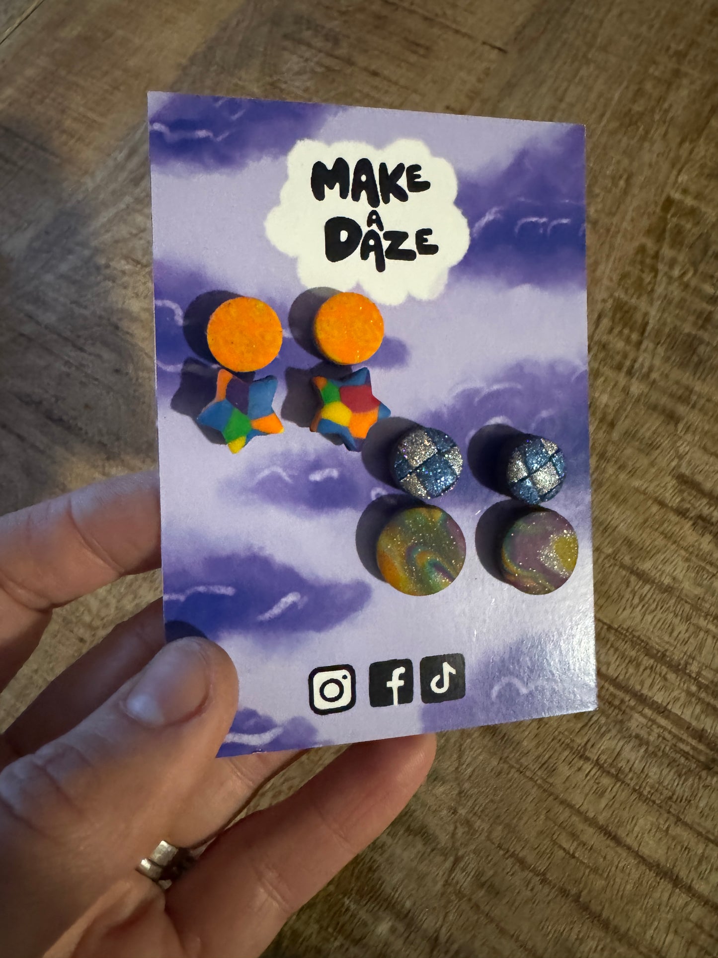 Mega Mixed studs Earring pack 3