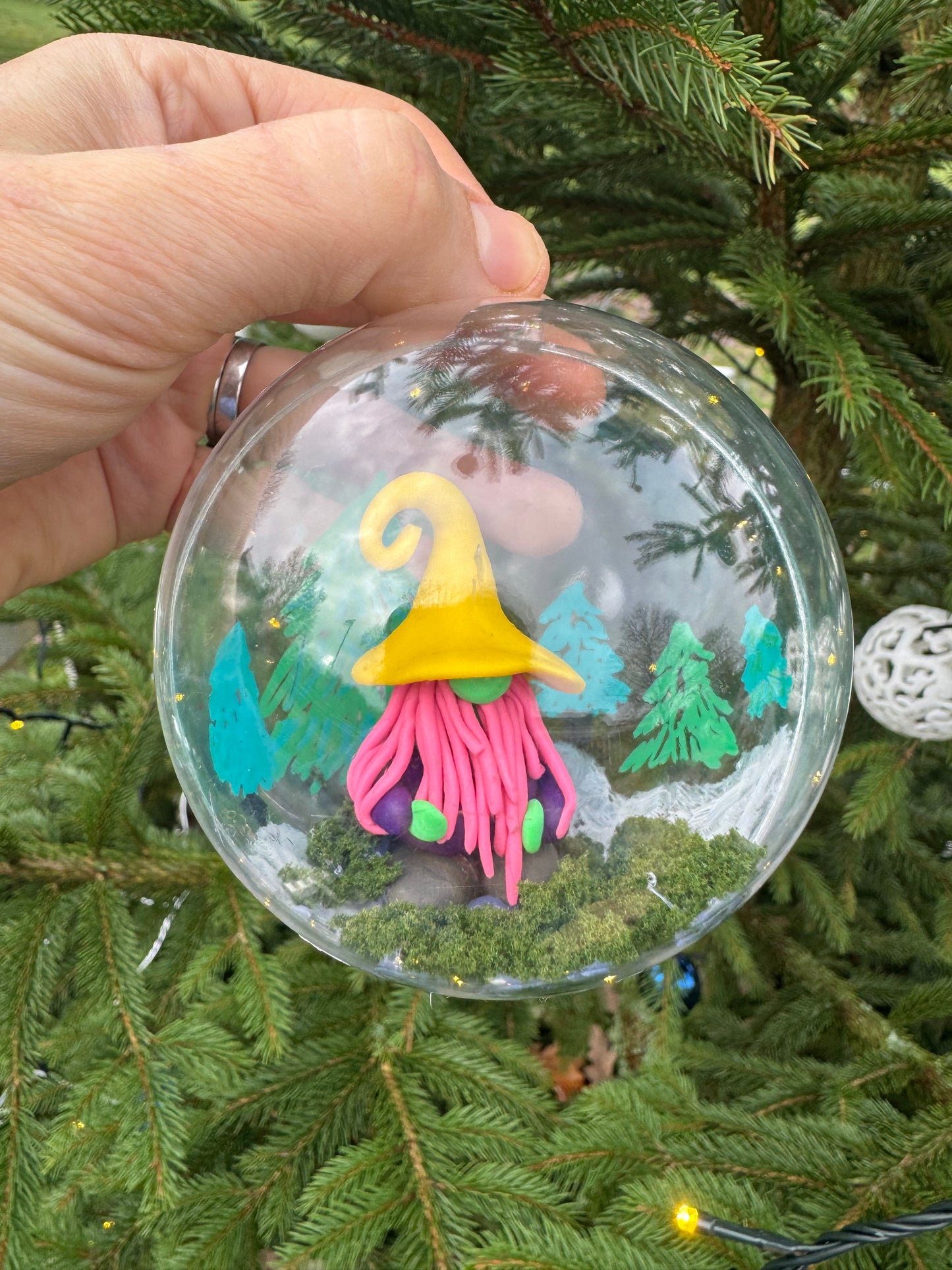 Gonk Gnome Large Bauble Christmas Tree Decoration