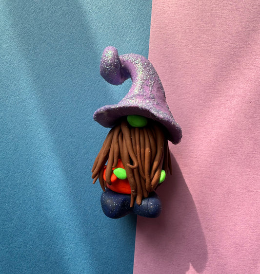 Lilac Glitter Hat Gonk Gnome Buddy