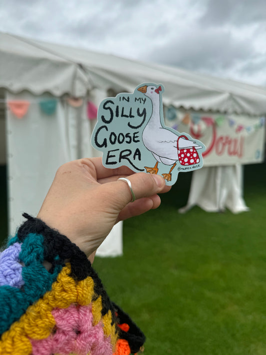 Silly Goose Era Vinyl Sticker