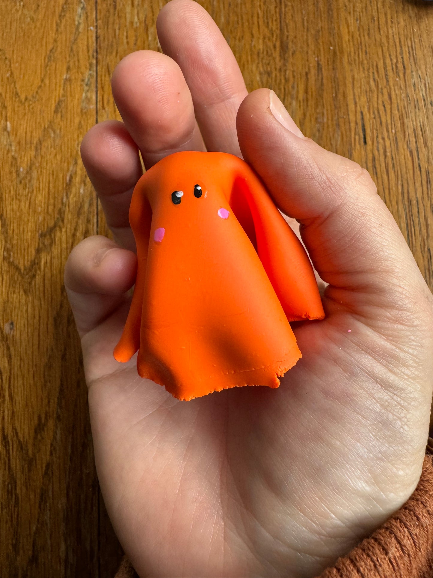 Ghost Buddy Figure: Bold Orange