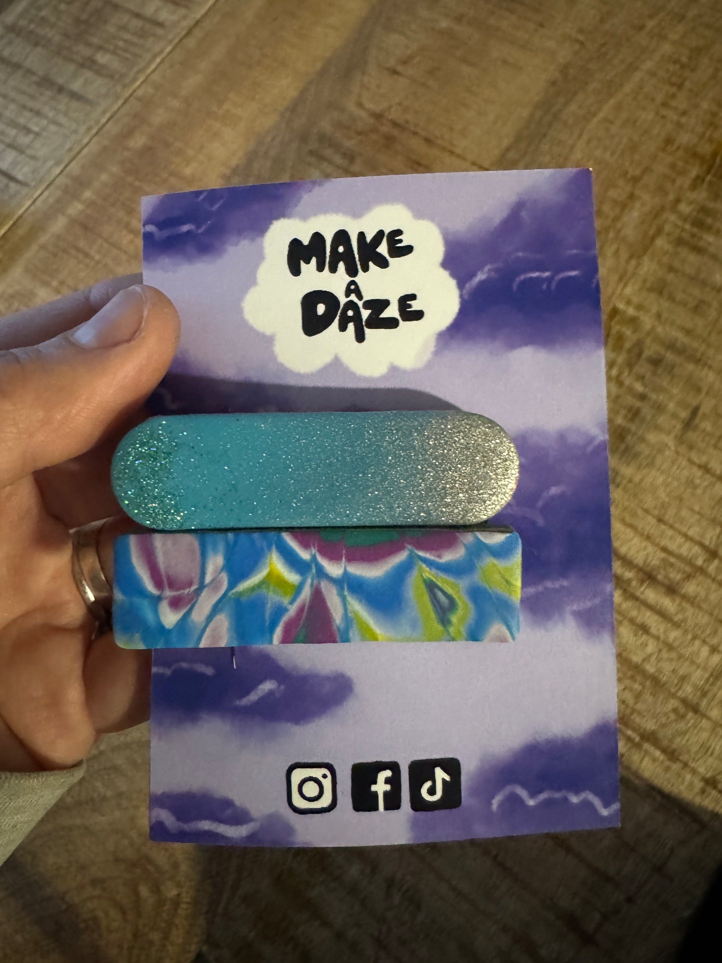 Mixed hairclips twin pack set