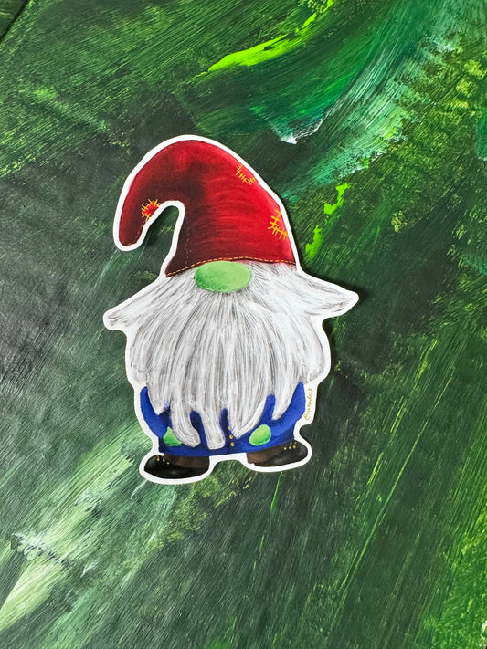 Gnome Gonk Vinyl Sticker